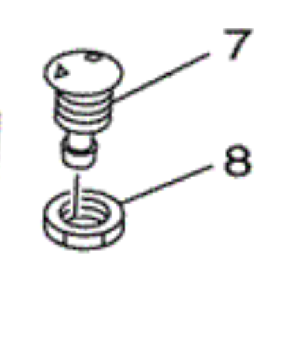 Yamaha OEM Spout & Nut Kit F1W-U269B-00-00 EU0-61652-00-00