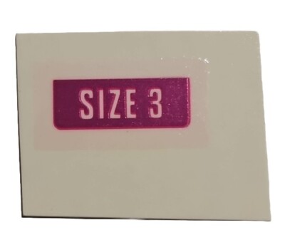 Guerrilla Gravity OEM Frame Decal ''Size 3'' 0.75'' x 0.5'' (nominal) Purple