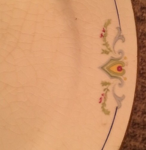 1927 RARE Homer Laughlin BASKET Design Lot Of 4 Bowls & 1 Bread plate Vintage