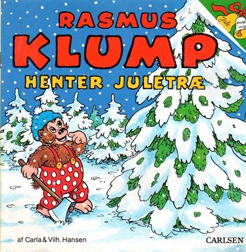 Buch Kinderbuch DÃNisch - Rasmus Klump Henter Juletrae - Petzi Weihnachten Jul
