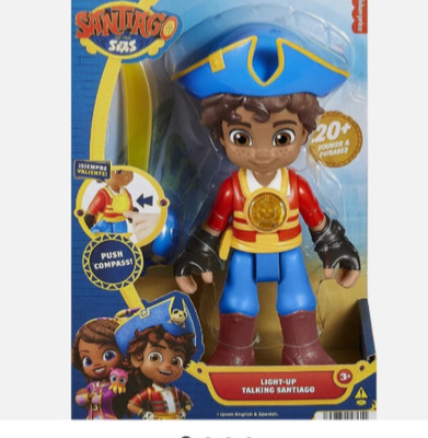 Nickelodeon Santiago Of The Seas  Light Up Talking Figure Poseable Fisher Price