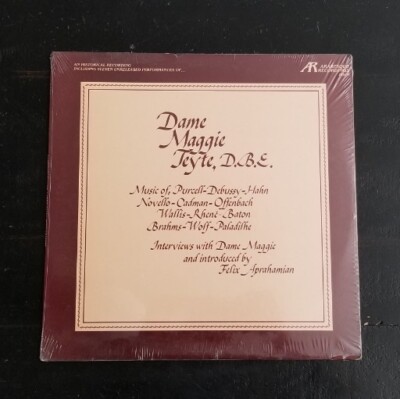 Dame Maggie Teyte, D.B.E. Vinyl Record New Sealed!