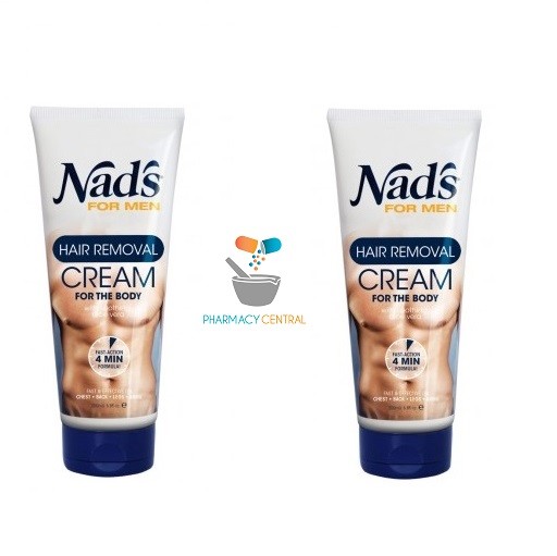 2 X Nads Hair Removal Cream For Men 200ml Ebay