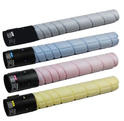 Multipack Compatible Black Cyan Magenta Yellow TN221 With BIZHUB C227/C287
