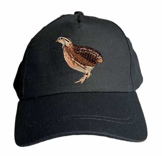 Basecap Cap Bestickt .. Japanische Legewachtel Wildfarbig Mb003