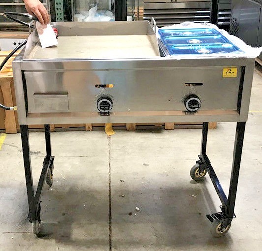 NEW Taco Cart Carritos Taqueros Al Gusto Grill Griddle Comal Asada