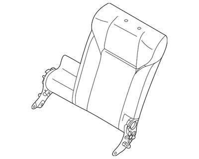 Genuine Mitsubishi Seat Back Cover 6902F111XA