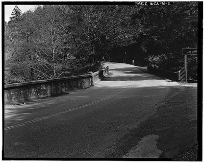 Shafter Bridge,Sir Francis Drake Boulevard,Lagunitas,Marin County,CA,HABS,1