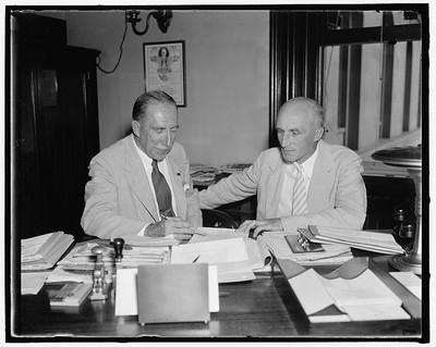 Photo:Green of Rhode Island and Geo. E. Begge, (?) Soc. Sec. Board?