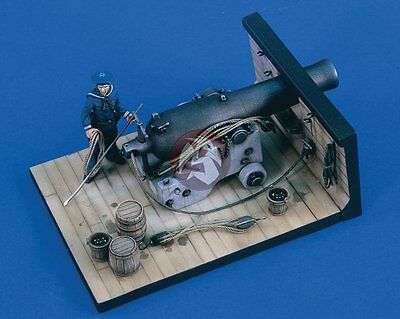 Verlinden 54mm 1/35 US Navy IX-inch Dahlgren Shell Gun w/Figure Civil War 1889