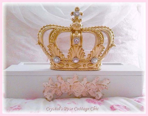 Pink Princess Bed Crown Canopy Teester Set/Free Sheers/Crown Hooks/Color Choices