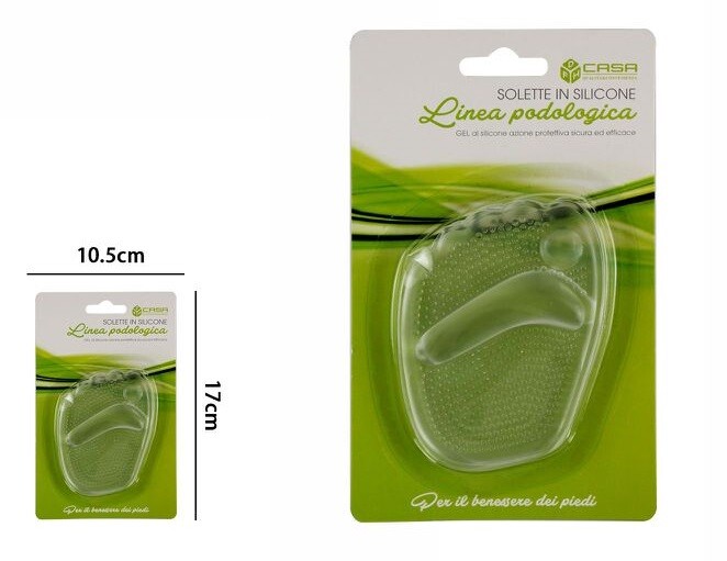 Coppia Solette In Gel Di Silicone Morbido Cura Protezione Sottopiede 67286 dfh