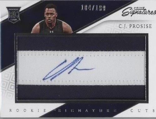 2016 Panini Prime Signatures C.J. Prosise #299