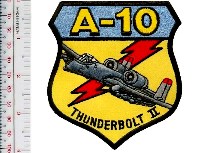 USAF A-10 サンダーボルト　フラッグパッチ U.S.A. A-10 Thunderbolt II Flag Patch | Specialty Patches