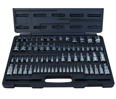 ATD 72pc Master Torx/ Star/ E-Torx/ Ribe/ Torx Plus Bit Socket Set #13772