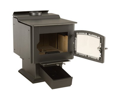 HEATER / STOVE Wood Burning - 152,000 BTU - 3,200 Sq Ft - UL Listed - EPA Cert