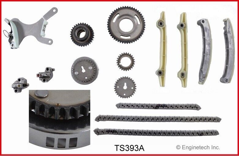 Timing Chain Set for 2002-2008 Chrysler Dodge Jeep SOHC 4.7L V8