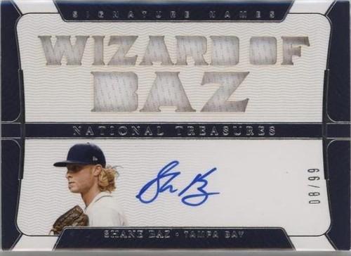2022 Panini National Treasures - Shane Baz #SN-SB