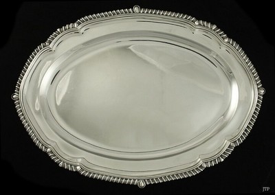 Platters Trays English Sterling Silver Tray