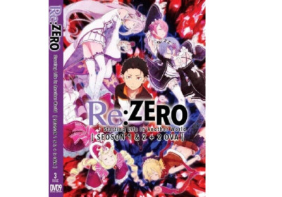 Re: Zero Starting Life In Another World Season 1-2 + 2 OVA Complete Anime DVD