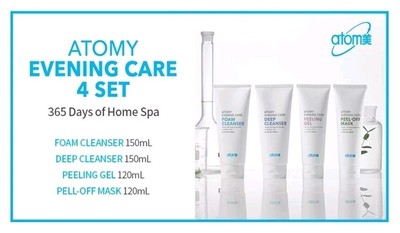 Atomy Evening Korean Skin Care A Set Of 4 CLEANSERS US Seller Make Up Removal 
