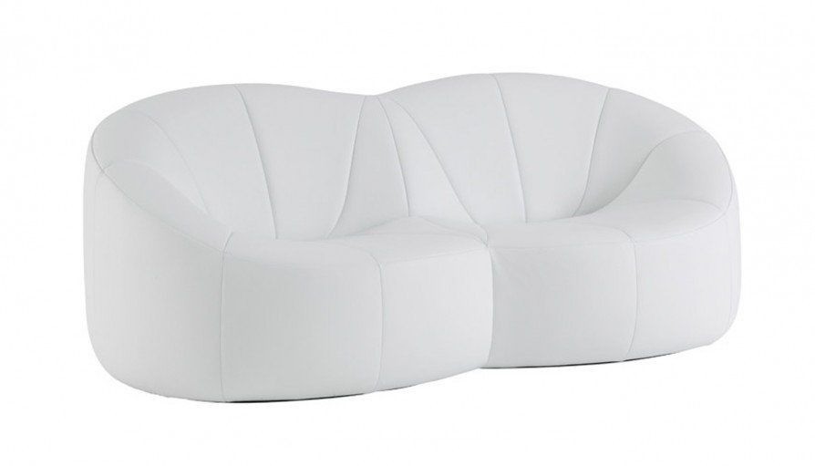 Ligne Roset Pumpkin 2 Seater Sofa Indiana Blanc (Pierre ...