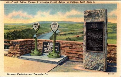 TOURIST ATTRACTION SCENE Between Wyalusing & Towanda Pennsylvania PA 12/8 AL1863