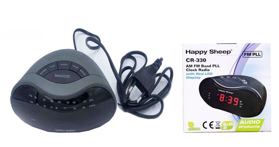 RadioSveglia CR-330 Radio AM FM Sveglia Digitale Display Allarme Snooze cir