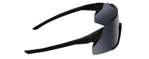 Pre-owned Smith Attack Mag Mtb Unisex Wrap Rimless Sunglasses Matte Black/cp & Amber 172mm In Multicolor