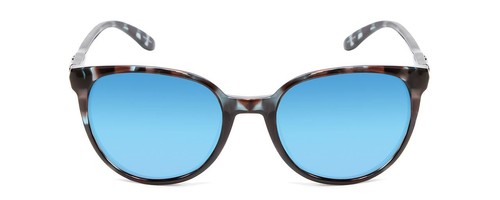 Pre-owned Smith Cheetah Ladies Cateye Sunglasses Sky Tortoise/cp Polarize Blue Mirror 54mm In Multicolor