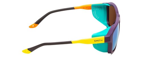 Pre-owned Smith Embark Sunglasses Purple Cinder Hi Viz/cp Polarized Opal Blue Mirror 58 Mm In Multicolor
