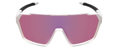 Pre-owned Smith Shift Mag .5-rimless Sunglasses White/cp Violet Purple Mirror&clear 136 Mm In Multicolor