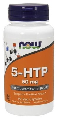 Now Foods 5-HTP 50 мг 90 растительных капсул