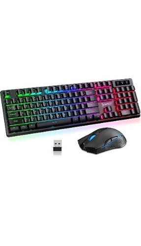 And Mouse Combo,led Backlit Rechargeable 3800