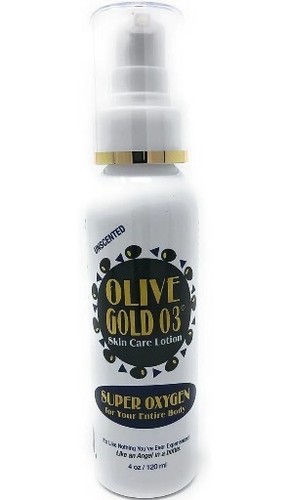 Olive Gold O3 Skin Care Lotion  Ozonated Olive Oil Super Oxygen (4oz)