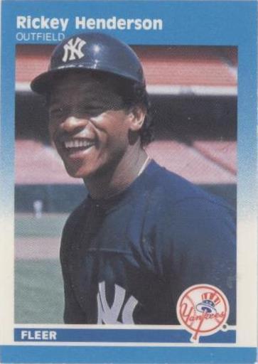 Fleer Classic Miniatures 1987 - Rickey Henderson #52