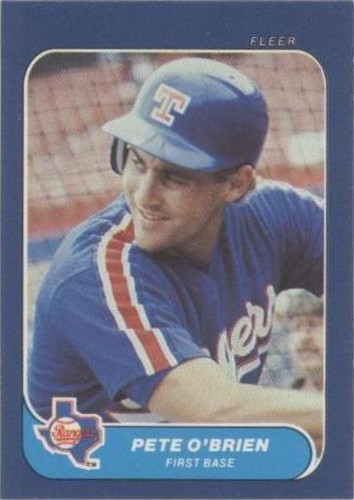 1986 Fleer Classic Miniatures - Pete O'Brien #112