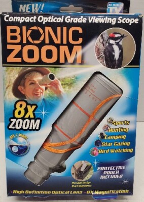 Bionic Zoom - Compact Optical Grade Viewing Scope, 8x Zoom - As Seen on TV
