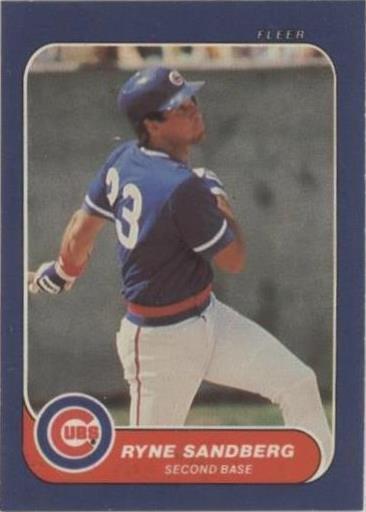 1986 Fleer Classic Miniatures - Ryne Sandberg #80