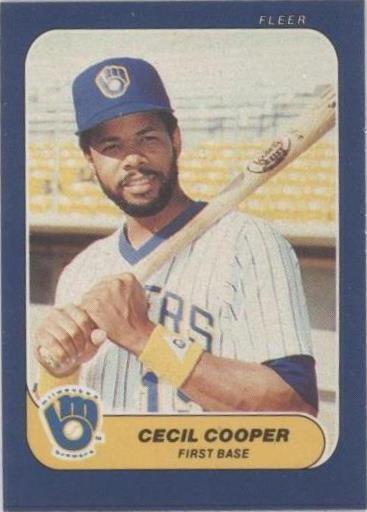 Fleer Classic Miniatures 1986 - Cecil Cooper #100