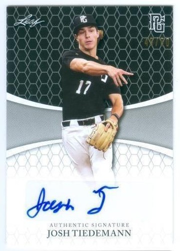 2022 Leaf Perfect Game National Showcase - Josh Tiedemann #BA-JT2