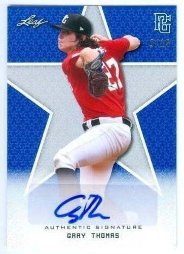 2020 Leaf Perfect Game National Showcase - Gray Thomas #BA-GT1