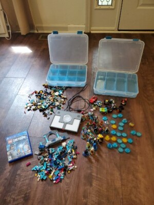 Ps4 Lego Dimensions Lot 24+ Minifigures Vehicles Parts Scooby Doo Dc Portal Read