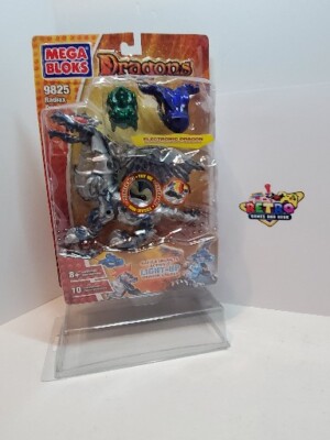 *Rare* Mega Bloks 2005 Fire & Ice Series Krystal Wars 9825 Radiax Dragon MOSC