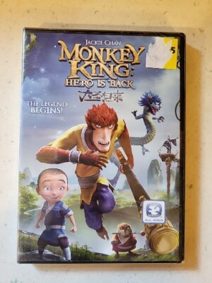 Monkey King: Hero Is Back DVD/Movie 2016  2-Disc Set Jackie Cha'n NEW-Sealed 