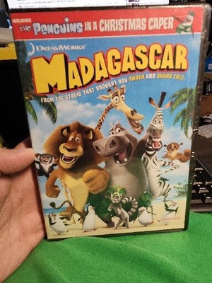 Madagascar DVD Brand New Sealed Widescreen Bonus Penguins In A Christmas Cape