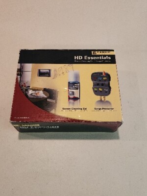 HD Essentials Surge Protector and Screen Cleaning Gel NIB