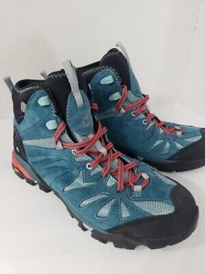 Merrell Women's Size 9  TEAL Unifly Vibrant Mid Dragonfly Hiking Boots Shoes