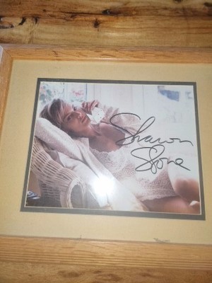 Sharon Stone 8x10 Signed Autographed Double Matted Sexy Basic Instinct