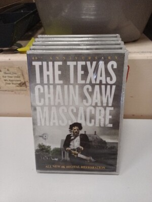 The Texas Chain Saw Massacre: 40th Anniversary DVD 4K Digital Restoration NEW